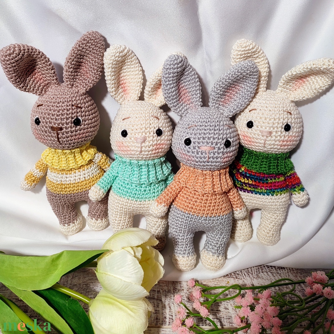 Garbós nyuszi - amigurumi horgolt figurák - játék & sport - plüssállat & játékfigura - nyuszi - Meska.hu Garbós nyuszi - amigurumi horgolt figurák - játék & sport - plüssállat & játékfigura - nyuszi - Meska.hu