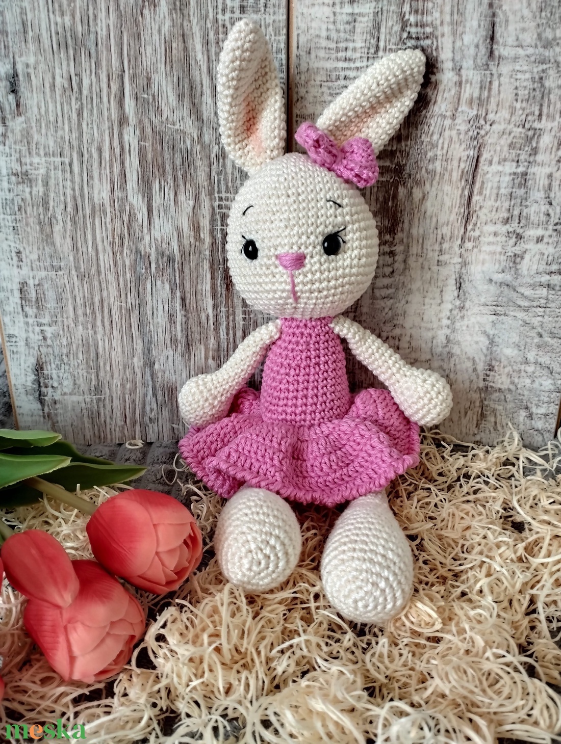 Szoknyás nyuszi - amigurumi horgolt figurák - játék & sport - plüssállat & játékfigura - nyuszi - Meska.hu Szoknyás nyuszi - amigurumi horgolt figurák - játék & sport - plüssállat & játékfigura - nyuszi - Meska.hu