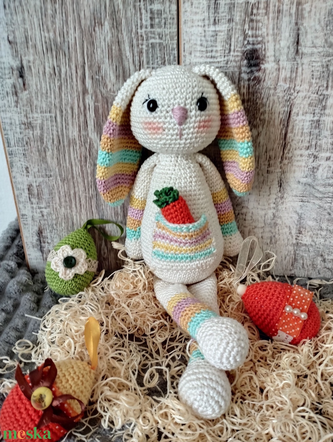 Szoknyás nyuszi - amigurumi horgolt figurák - játék & sport - plüssállat & játékfigura - nyuszi - Meska.hu Szoknyás nyuszi - amigurumi horgolt figurák - játék & sport - plüssállat & játékfigura - nyuszi - Meska.hu