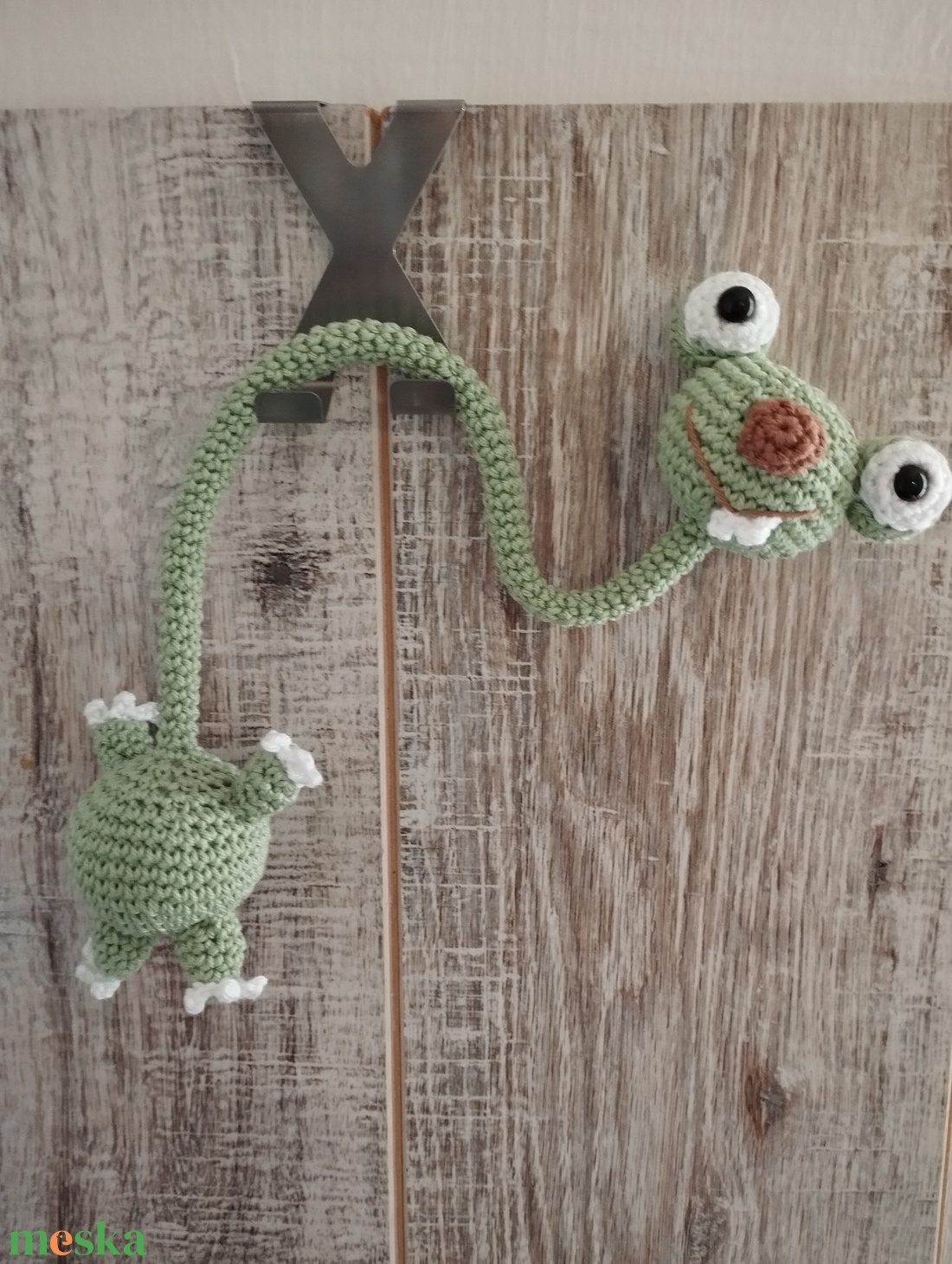 Syd hajlítható táskadísz - Horgolt Syd figura - játék & sport - plüssállat & játékfigura - nyuszi - Meska.hu