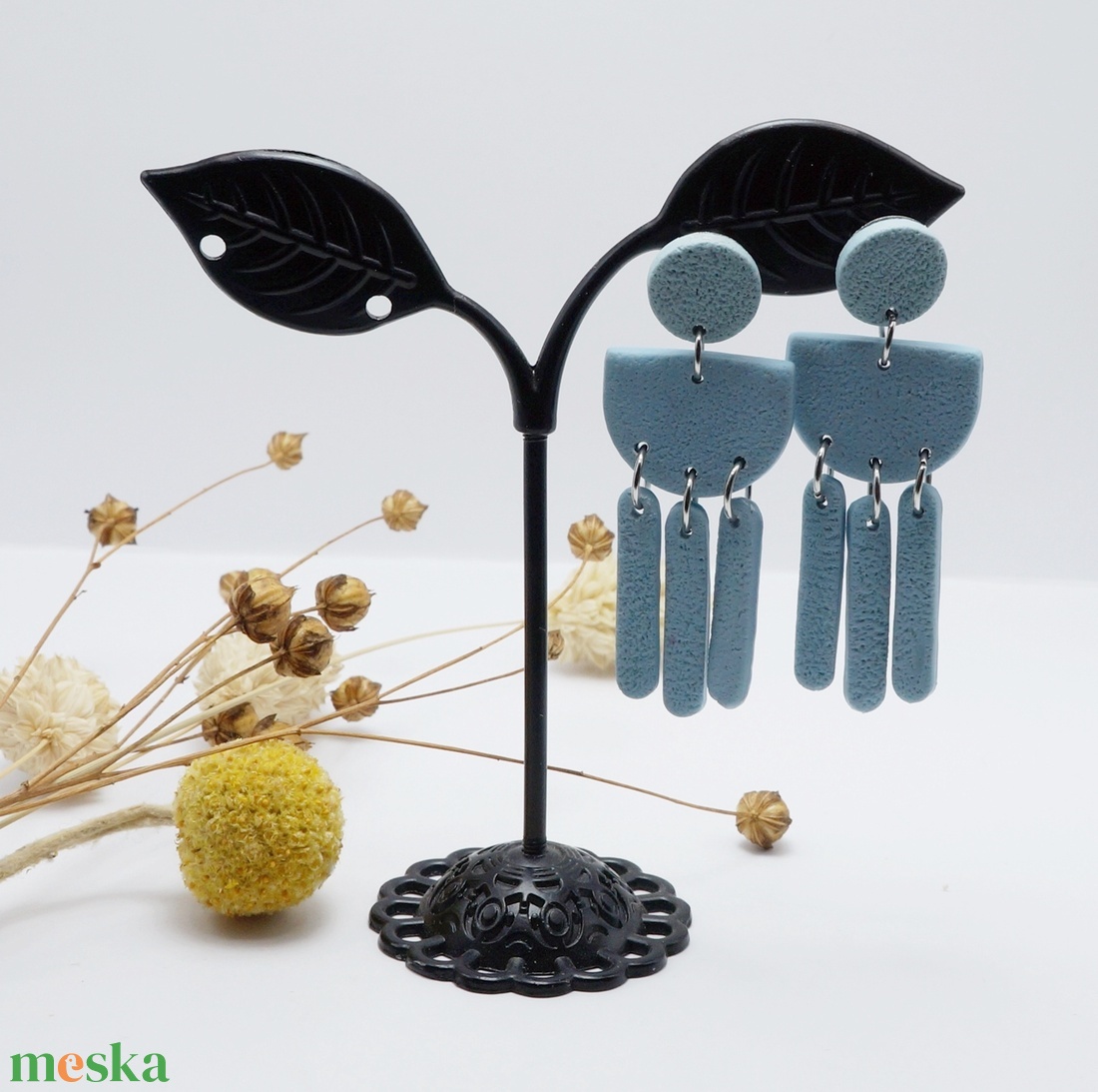 Kék bedugós fülbevaló - ékszer - fülbevaló - lógó fülbevaló - Meska.hu Kék bedugós fülbevaló - ékszer - fülbevaló - lógó fülbevaló - Meska.hu