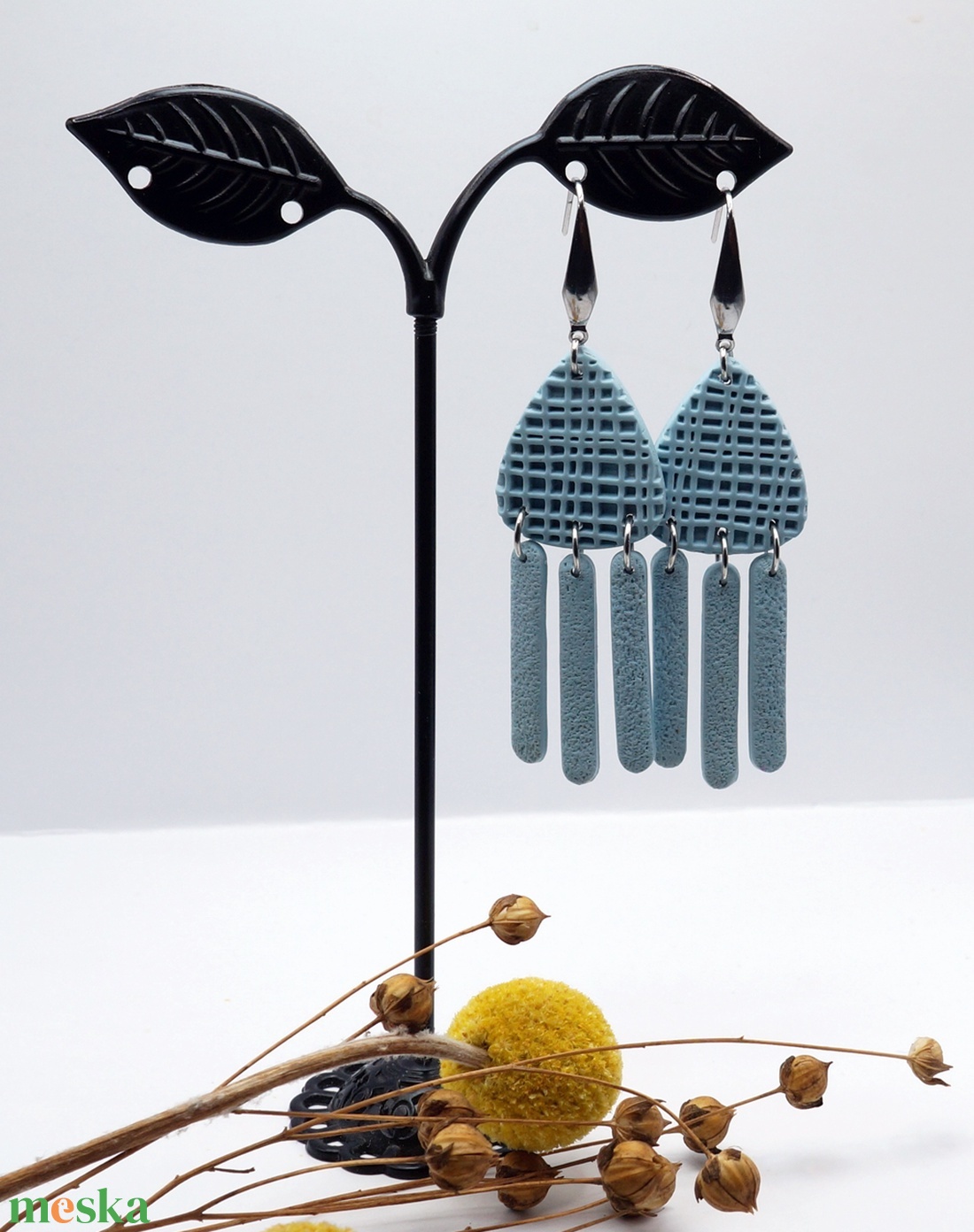 Kék lógós fülbevaló - ékszer - fülbevaló - lógó fülbevaló - Meska.hu Kék lógós fülbevaló - ékszer - fülbevaló - lógó fülbevaló - Meska.hu