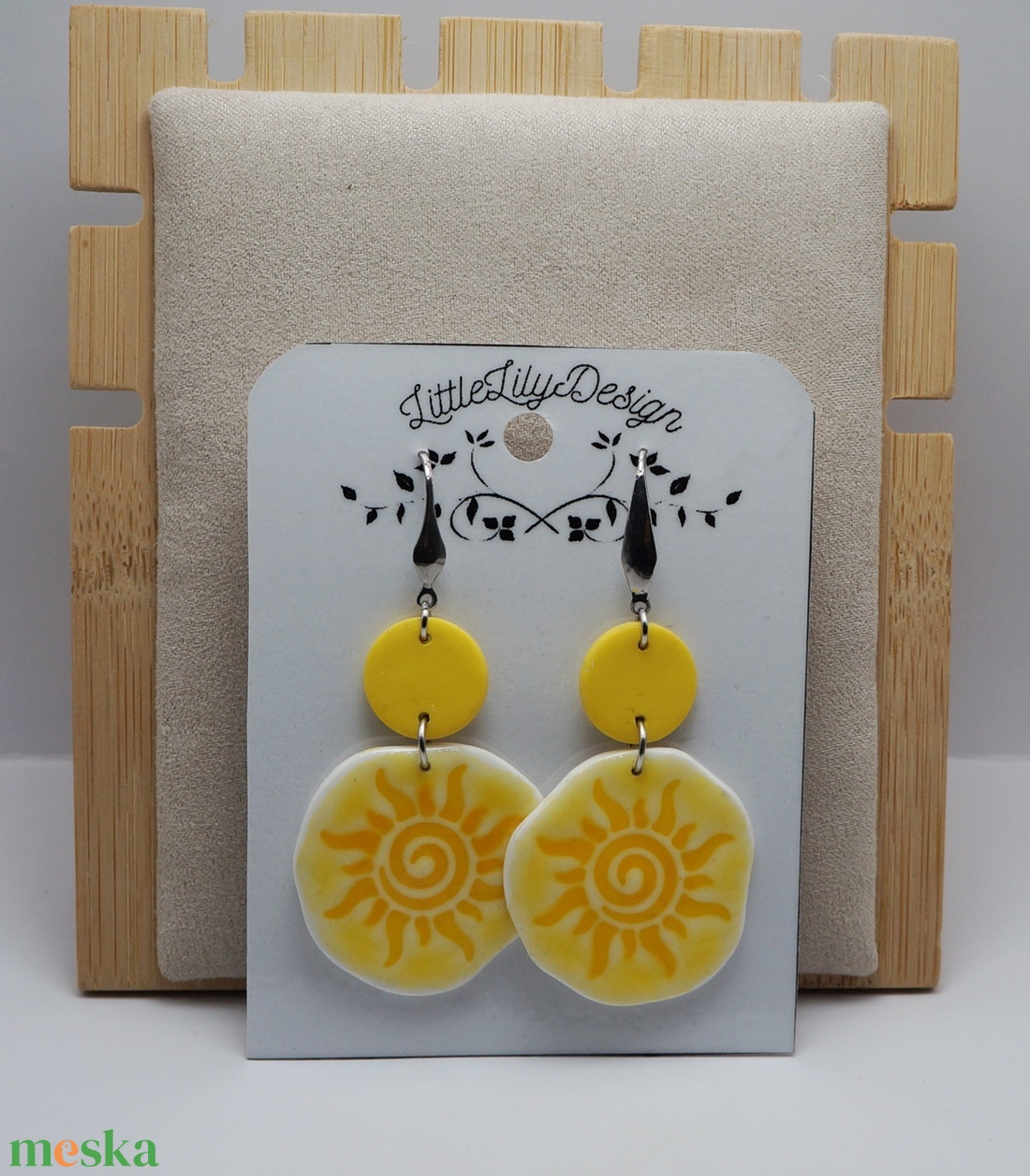 Napsárga fülbevaló - ékszer - fülbevaló - lógó fülbevaló - Meska.hu Napsárga fülbevaló - ékszer - fülbevaló - lógó fülbevaló - Meska.hu