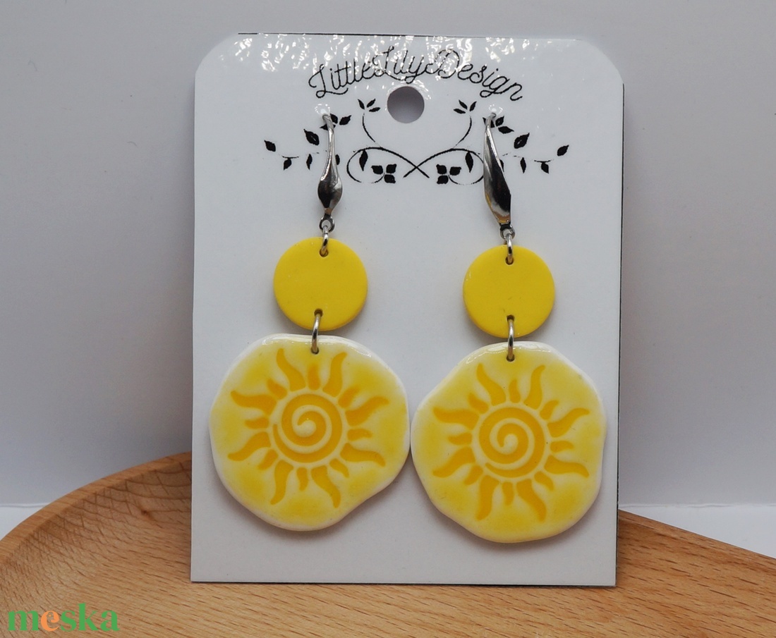 Napsárga fülbevaló - ékszer - fülbevaló - lógó fülbevaló - Meska.hu Napsárga fülbevaló - ékszer - fülbevaló - lógó fülbevaló - Meska.hu