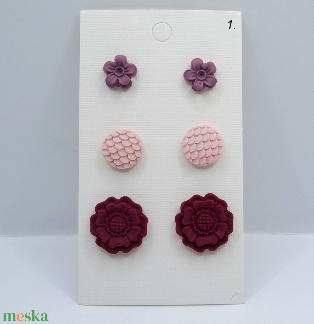 3 pár fülbevalószett - ékszer - fülbevaló - fülékszer - Meska.hu 3 pár fülbevalószett - ékszer - fülbevaló - fülékszer - Meska.hu