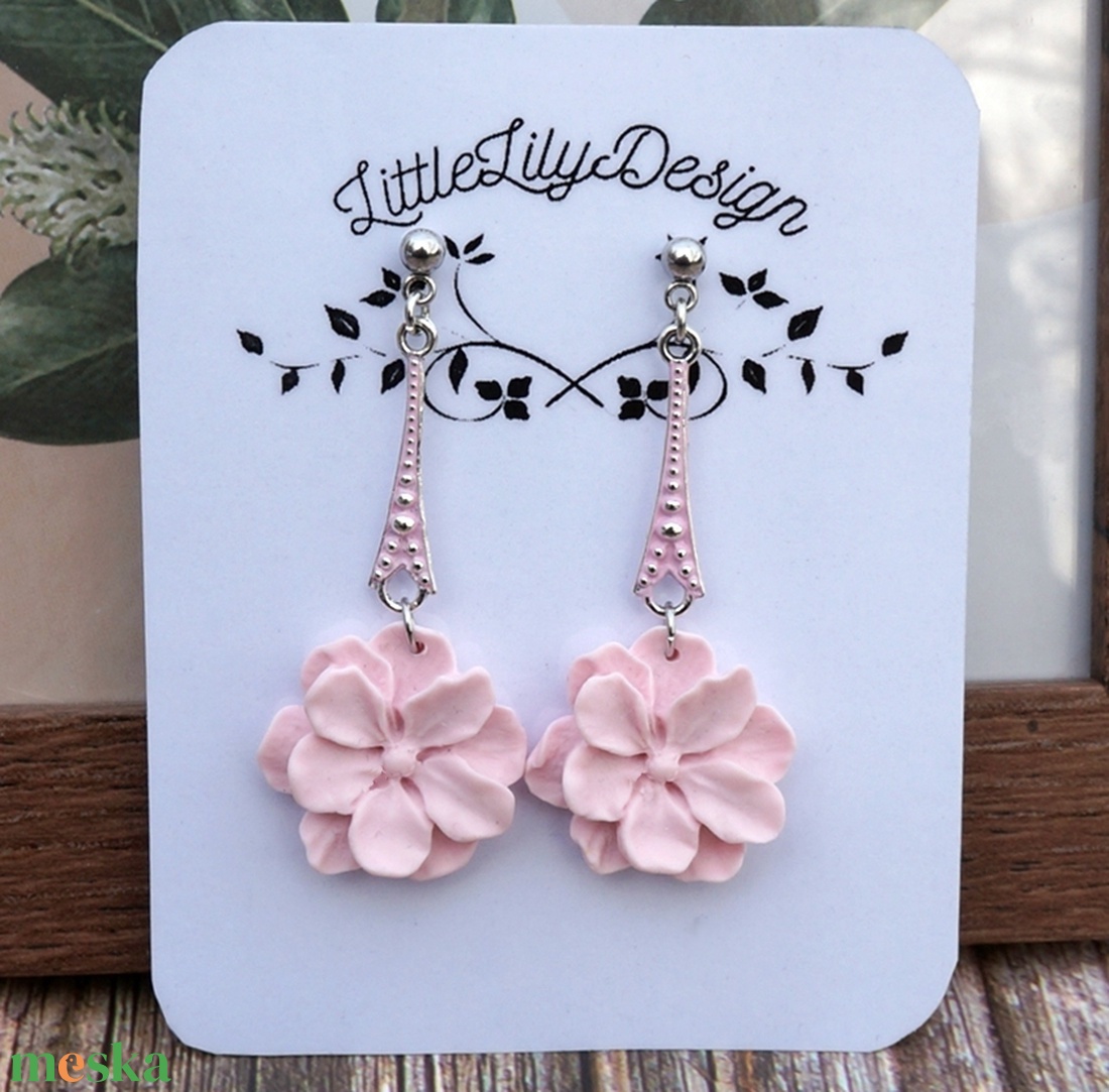 Cseresznyevirág fülbevaló  - ékszer - fülbevaló - lógó fülbevaló - Meska.hu Cseresznyevirág fülbevaló  - ékszer - fülbevaló - lógó fülbevaló - Meska.hu