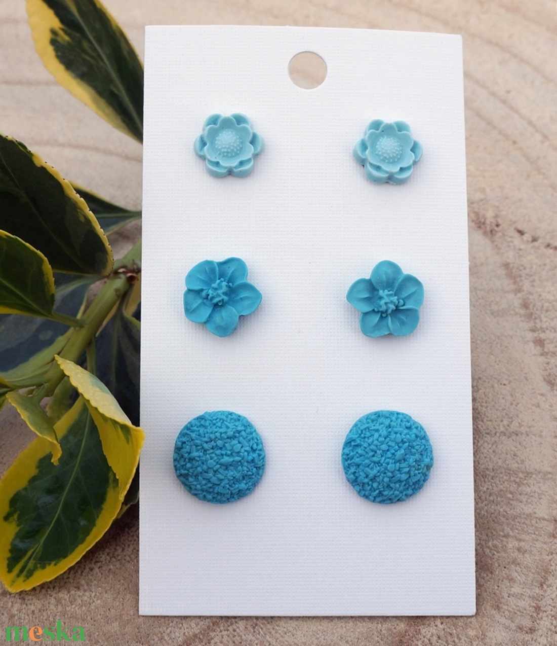 3 pár fülbevalószett - ékszer - fülbevaló - pötty fülbevaló - Meska.hu 3 pár fülbevalószett - ékszer - fülbevaló - pötty fülbevaló - Meska.hu