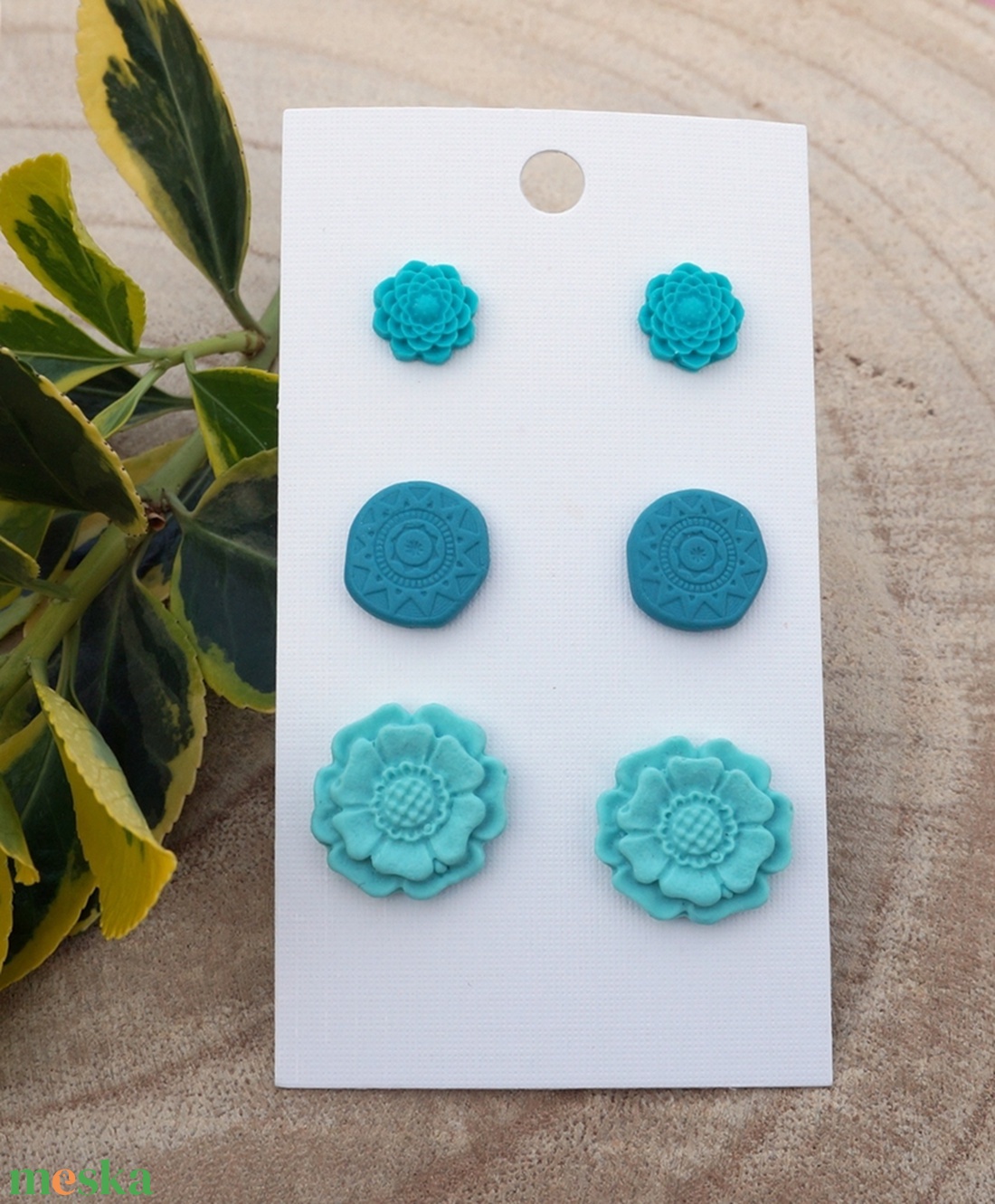 3 pár fülbevalószett - ékszer - fülbevaló - pötty fülbevaló - Meska.hu 3 pár fülbevalószett - ékszer - fülbevaló - pötty fülbevaló - Meska.hu