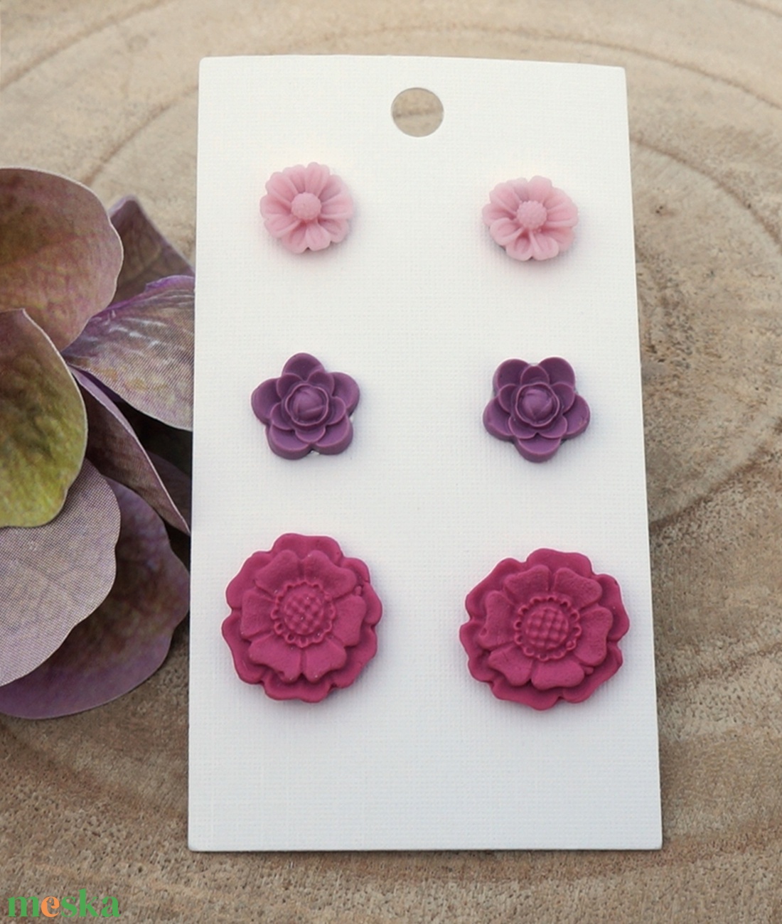 3 pár fülbevalószett - ékszer - fülbevaló - pötty fülbevaló - Meska.hu 3 pár fülbevalószett - ékszer - fülbevaló - pötty fülbevaló - Meska.hu