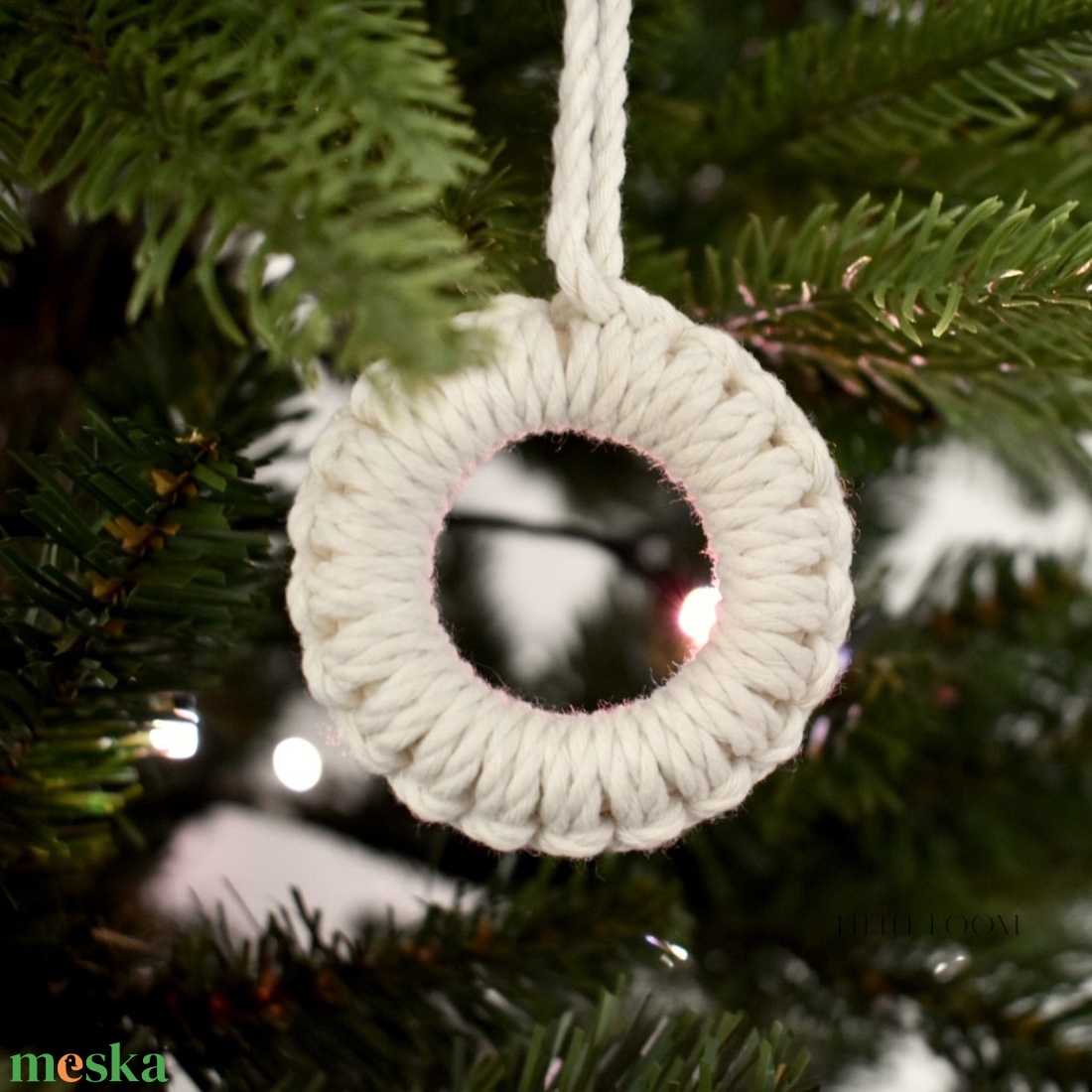 Kör karácsonyfadísz - karácsony - karácsonyi lakásdekoráció - karácsonyfadíszek - Meska.hu