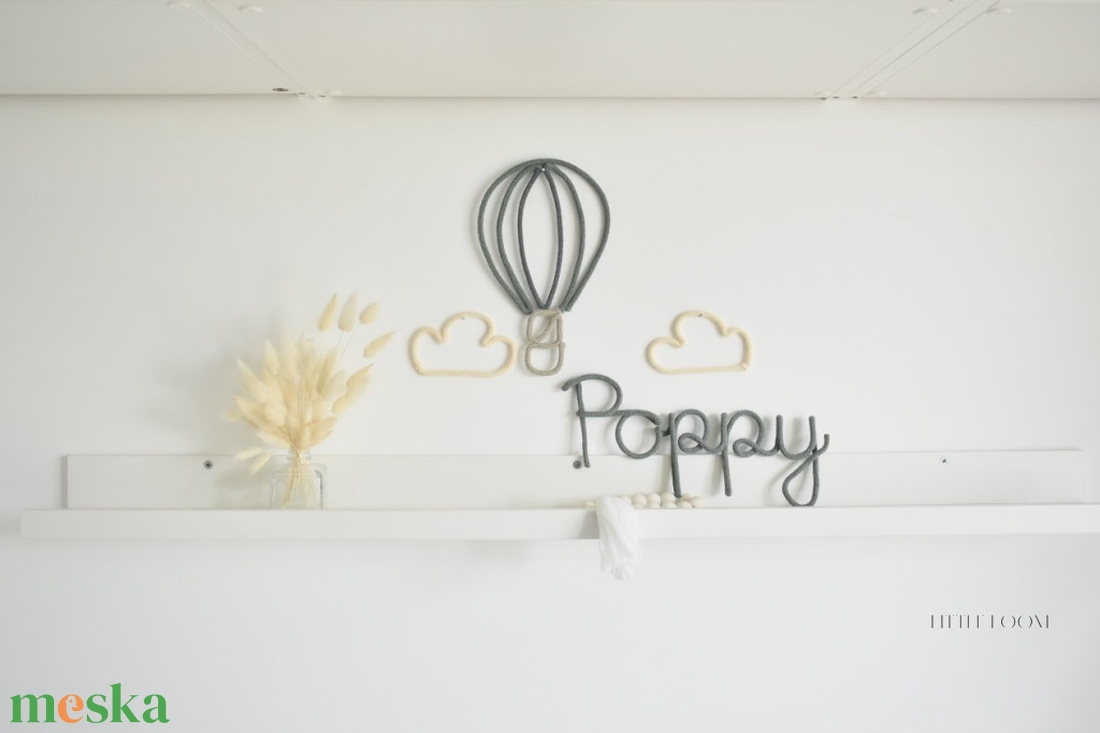 Léghajós drótdekoráció szett - otthon & életmód - babaszoba, gyerekszoba - babaszoba dekoráció - Meska.hu