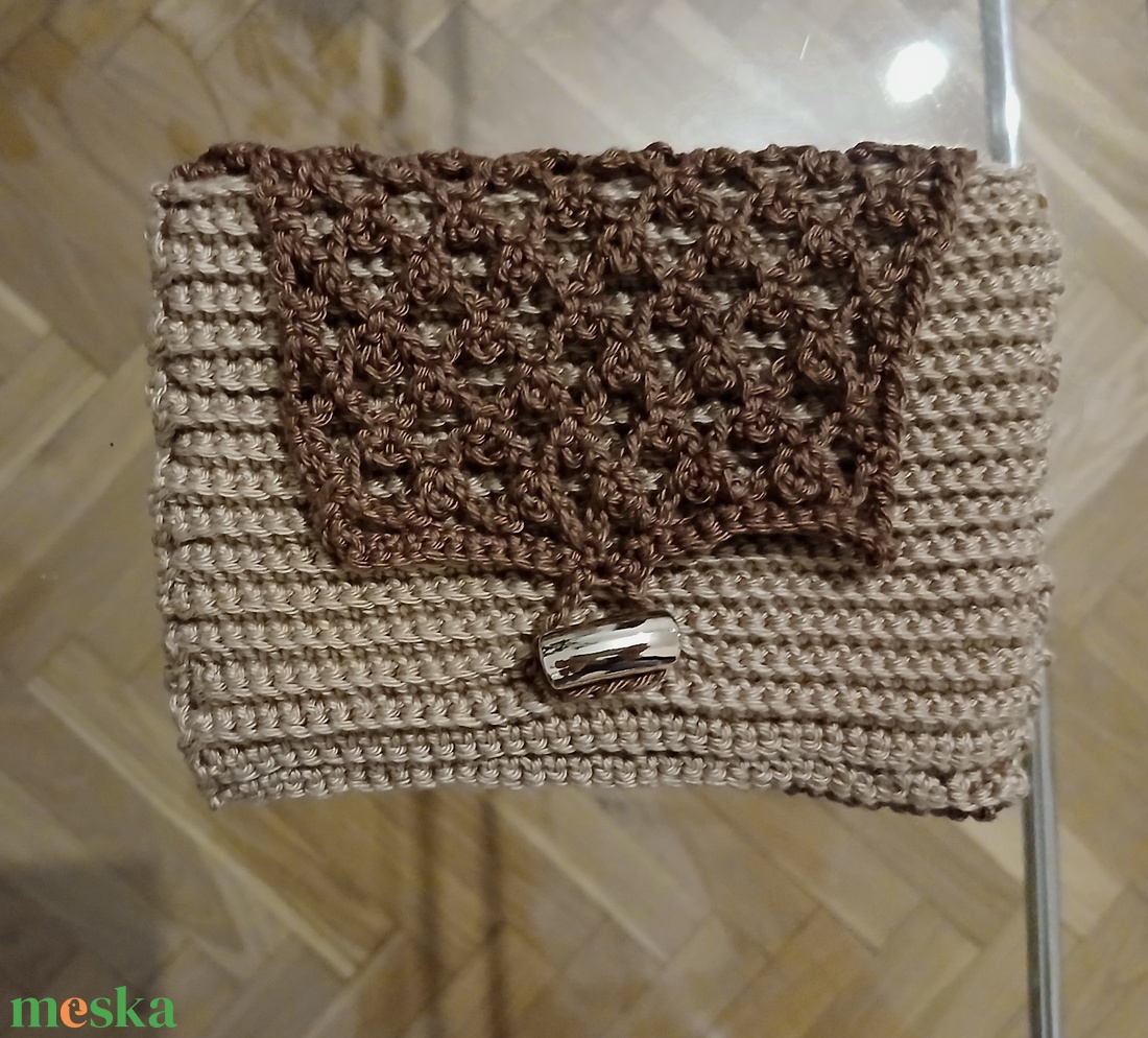 Horgolt pénztárca - táska & tok - pénztárca & más tok - pénztárca - női pénztárca - Meska.hu