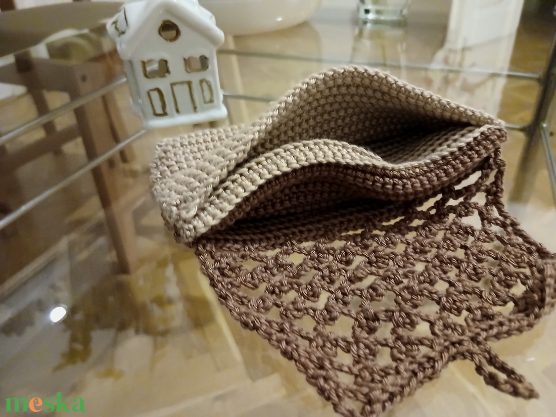 Horgolt pénztárca - táska & tok - pénztárca & más tok - pénztárca - női pénztárca - Meska.hu