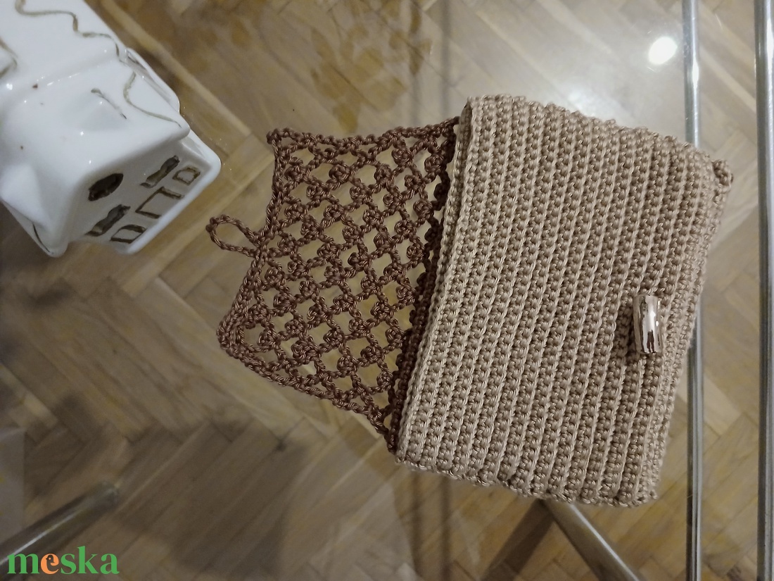 Horgolt pénztárca - táska & tok - pénztárca & más tok - pénztárca - női pénztárca - Meska.hu