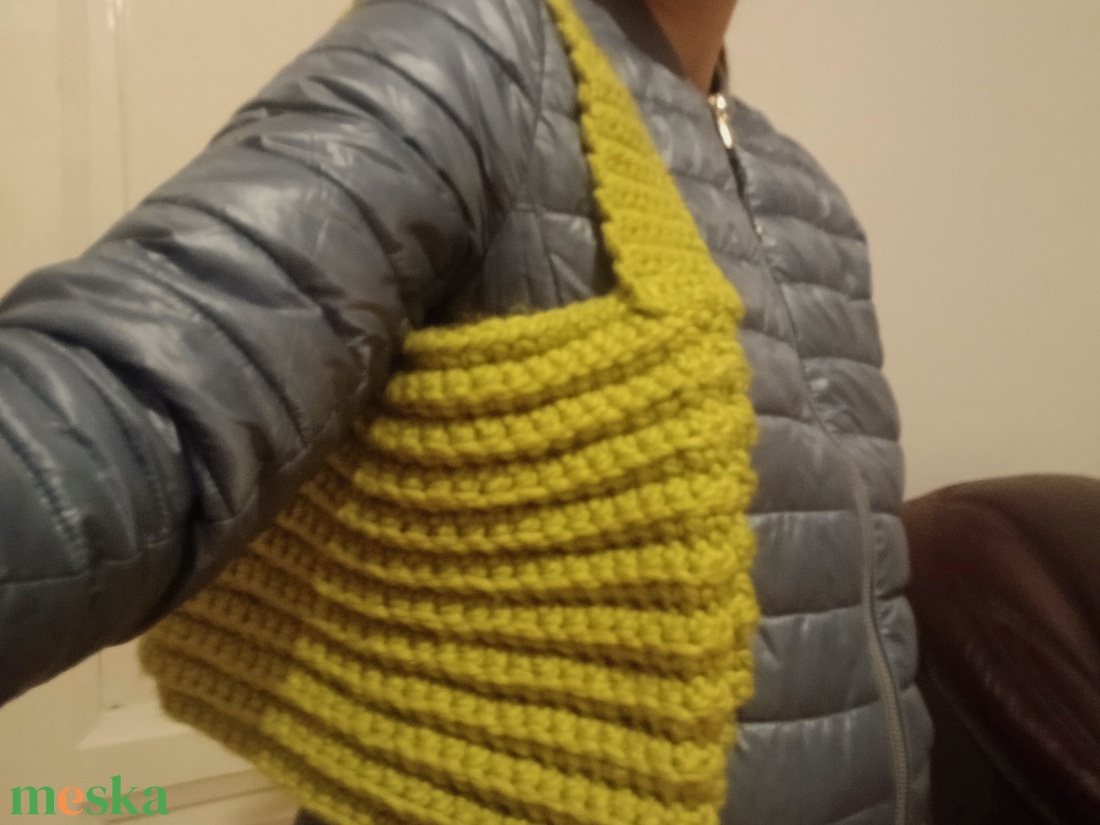 Horgolt válltáska - táska & tok - kézitáska & válltáska - kézitáska - Meska.hu