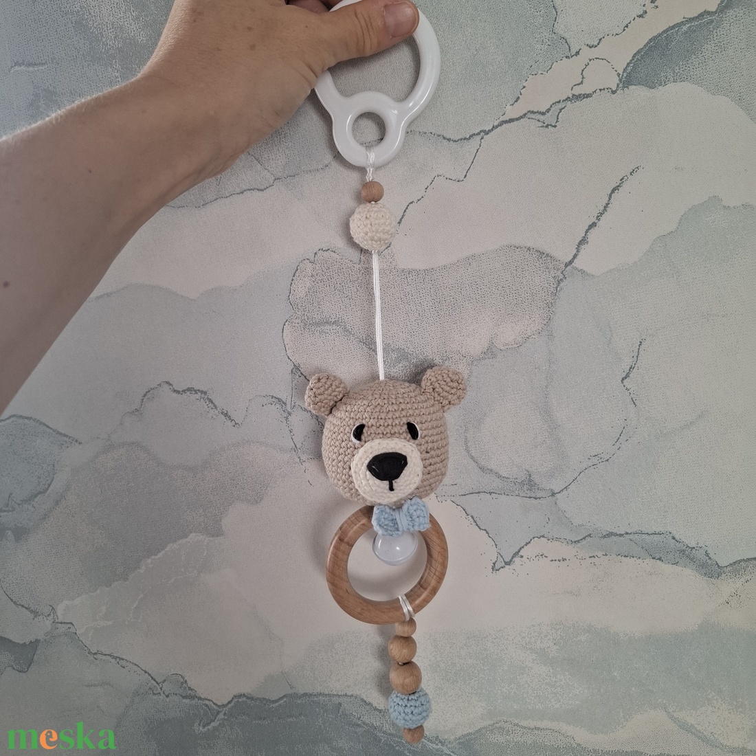 Horgolt macis ajándékcsomag  - játék & sport - babalátogató ajándékcsomag - Meska.hu