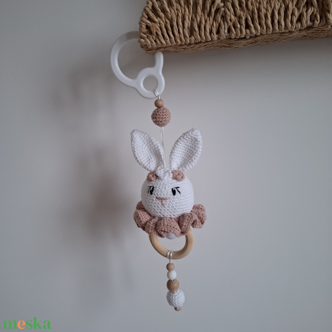 Nyuszis babaköszöntő ajándékcsomag - játék & sport - babalátogató ajándékcsomag - Meska.hu