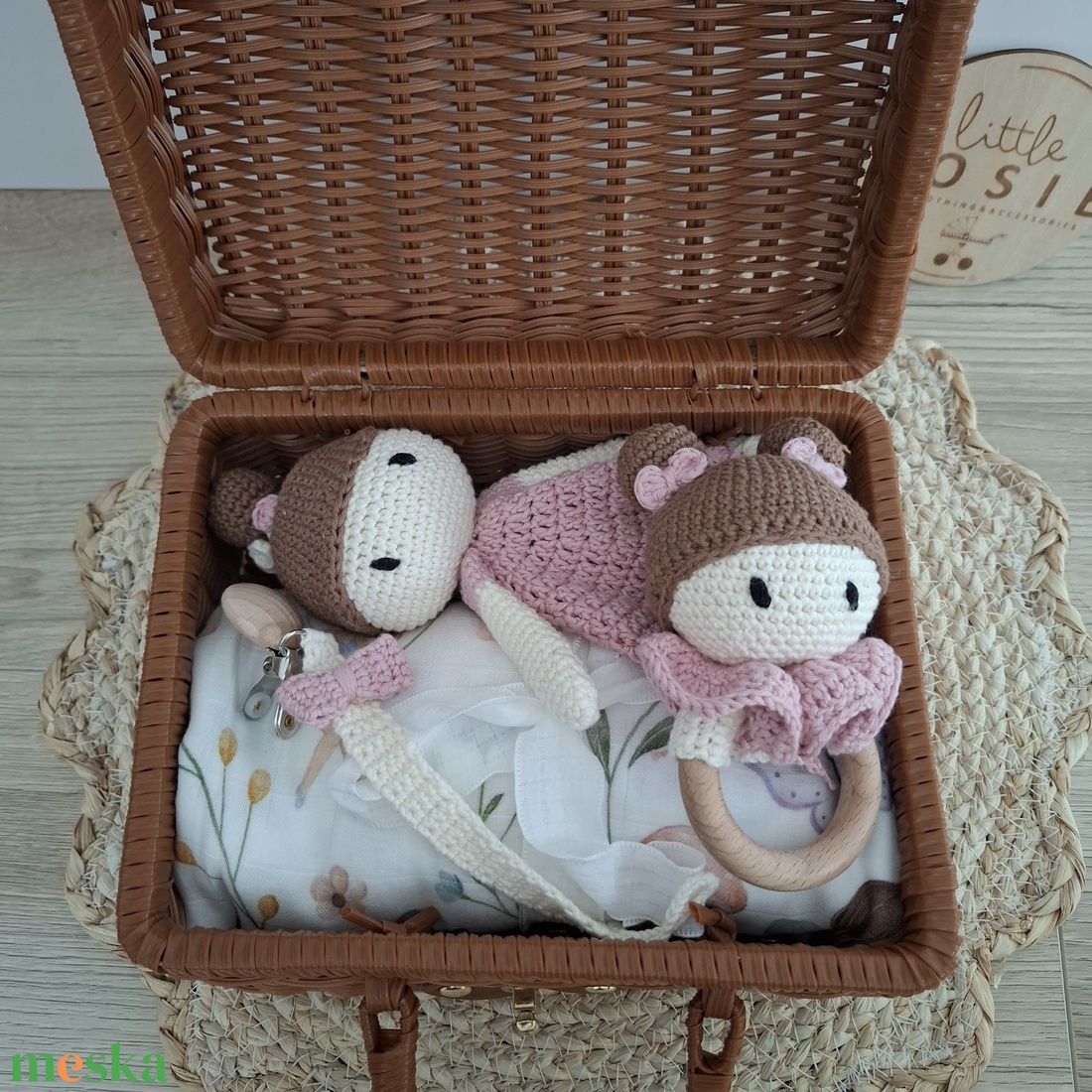 Tündéres babaköszöntő ajándékcsomag - baba - mama - babalátogató ajándékcsomag - Meska.hu