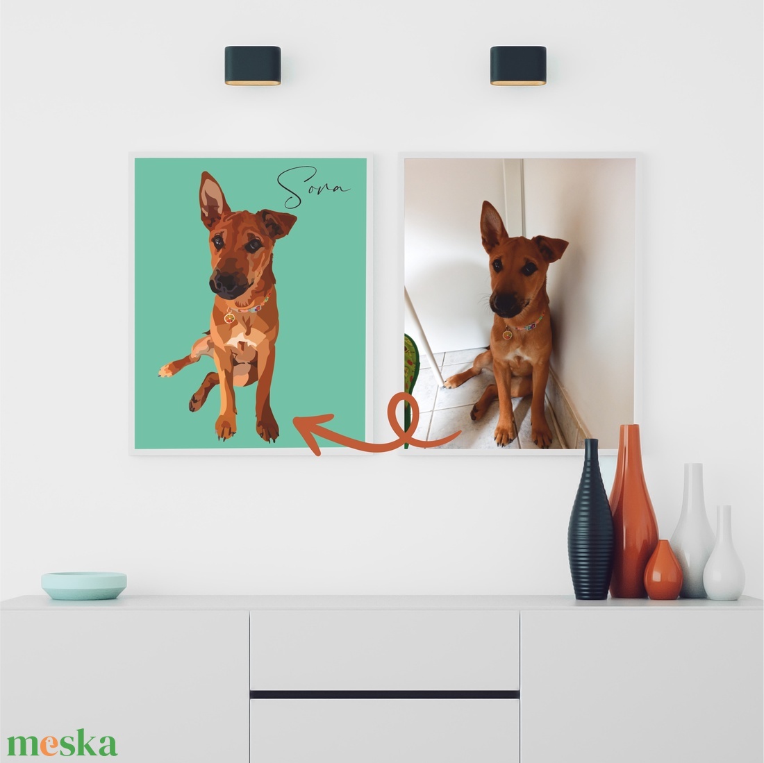 Digitális portré / illusztráció kisállatodról - művészet - grafika & illusztráció - digitális - Meska.hu