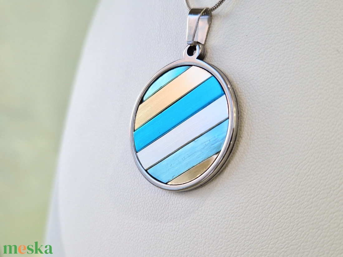 Arany, ezüst, kézműves medál,  fülbevaló, nyaklánc  - ékszer - ékszerszett - Meska.hu