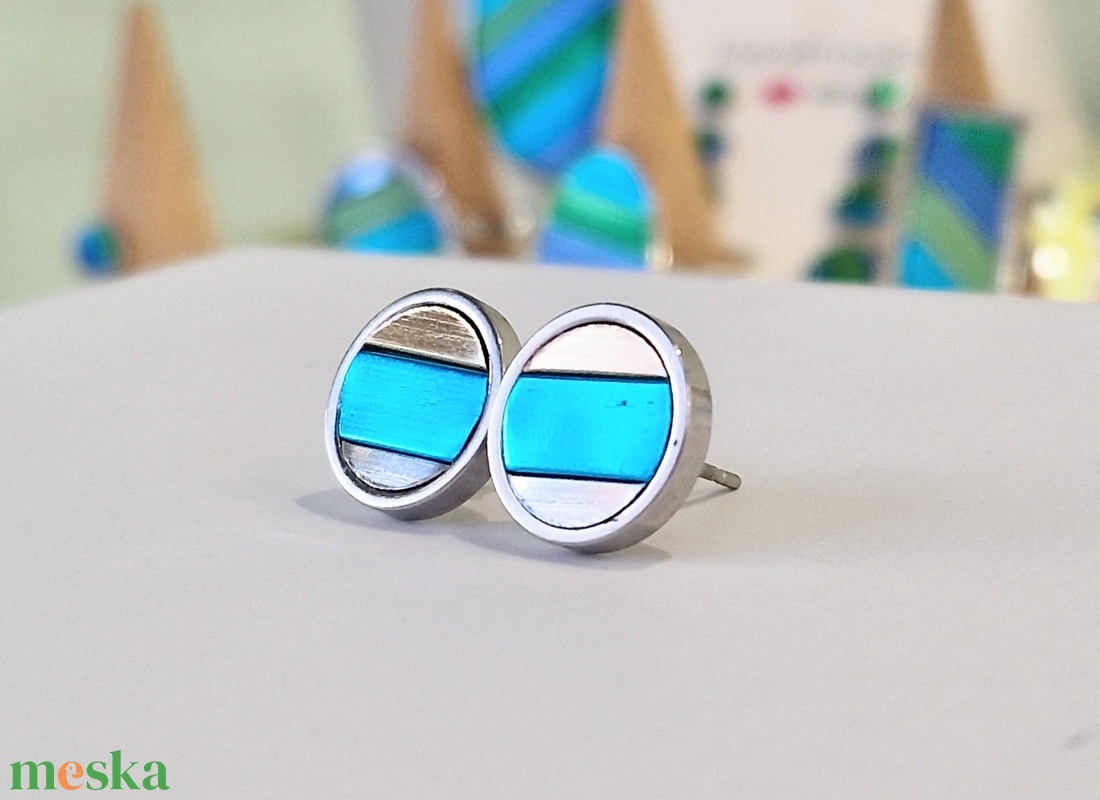 Arany, ezüst, kézműves medál,  fülbevaló, nyaklánc  - ékszer - ékszerszett - Meska.hu