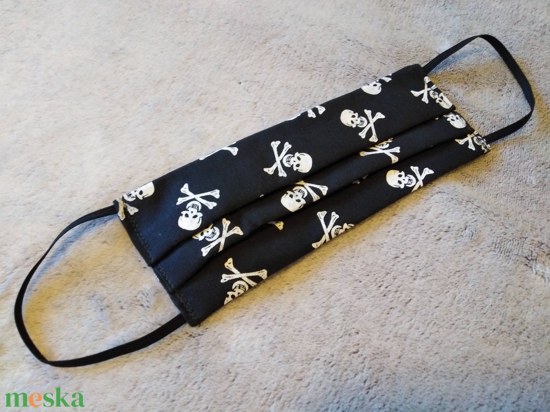 Halálfejes textil maszk - ruha & divat - maszk, arcmaszk - férfi & uniszex - Meska.hu