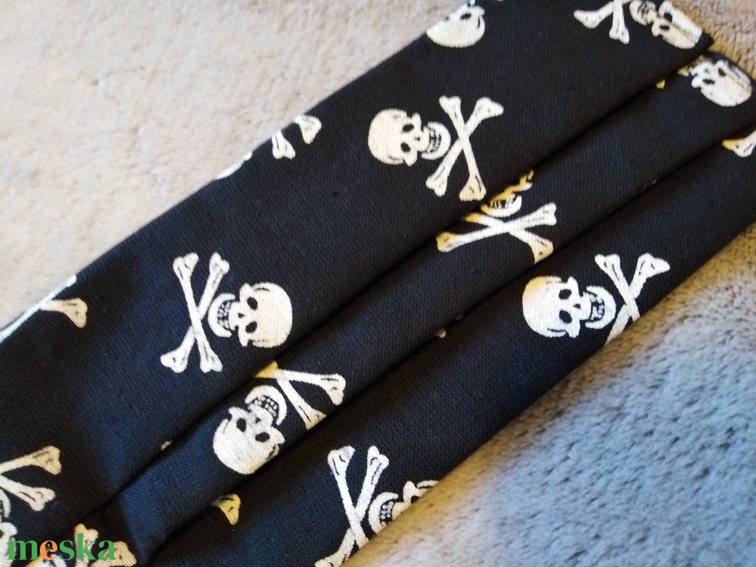 Halálfejes textil maszk - ruha & divat - maszk, arcmaszk - férfi & uniszex - Meska.hu