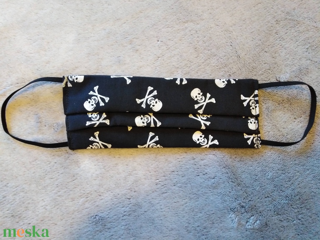 Halálfejes textil maszk - ruha & divat - maszk, arcmaszk - férfi & uniszex - Meska.hu