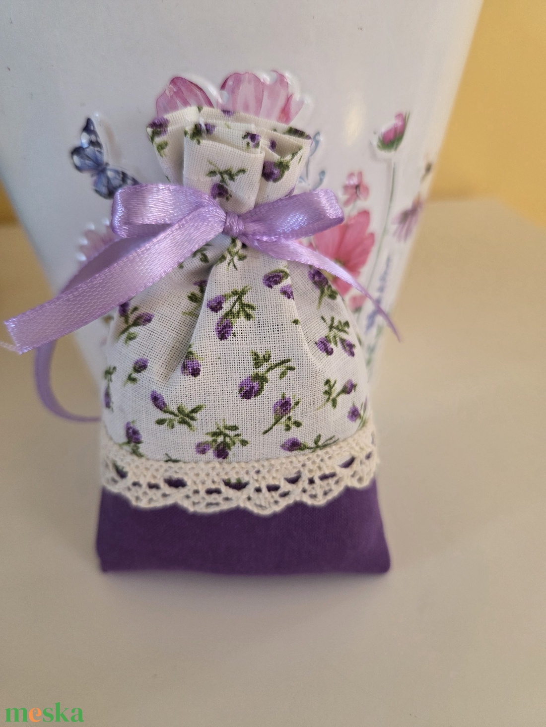 Textil levendulazsák - otthon & életmód - gyertya, illat, aroma - illatzsák - Meska.hu