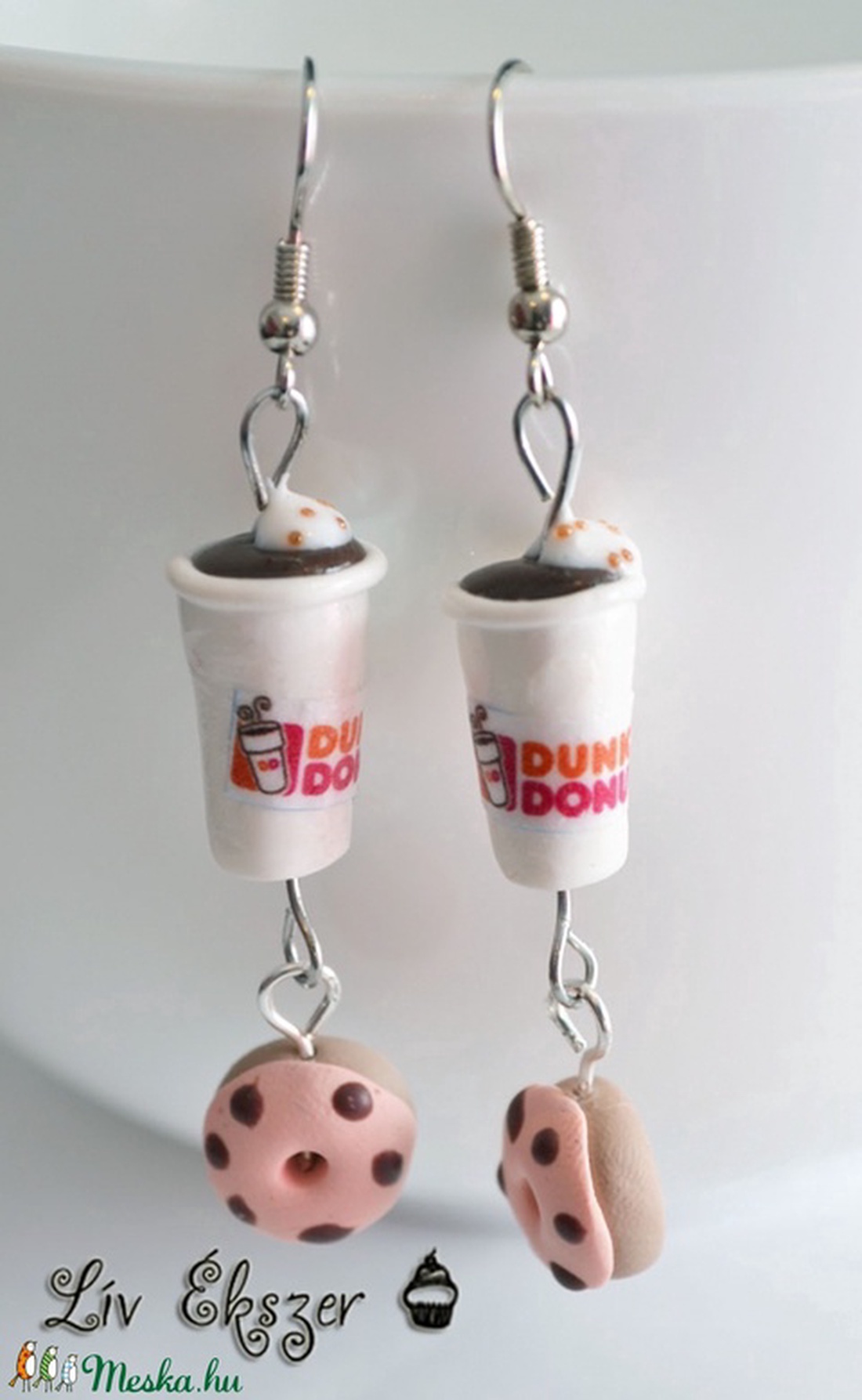 Dunkin' donuts fánkos füles cukormázzal -  - Meska.hu