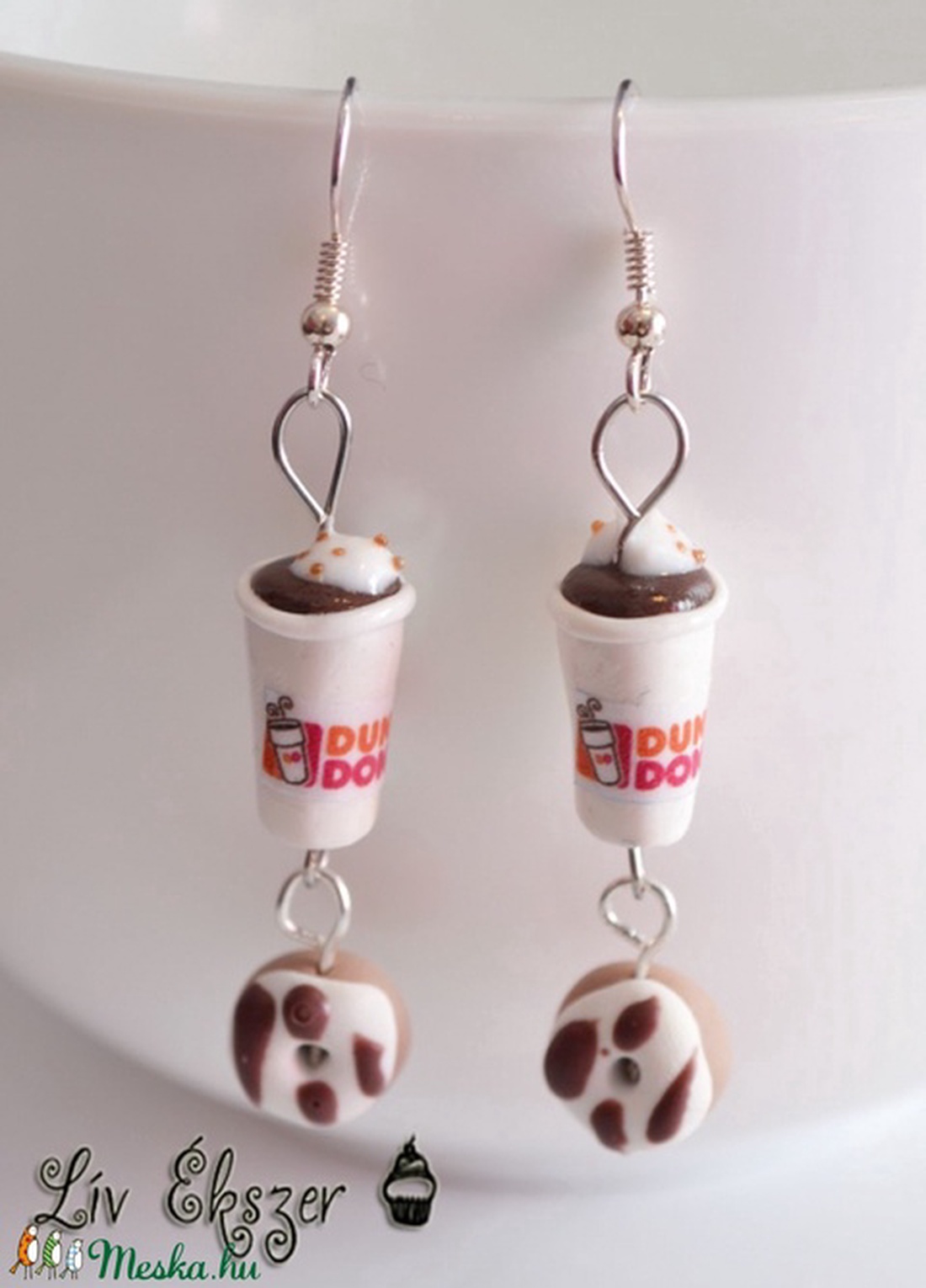 Dunkin' donuts fánkos füles cukormázzal -  - Meska.hu