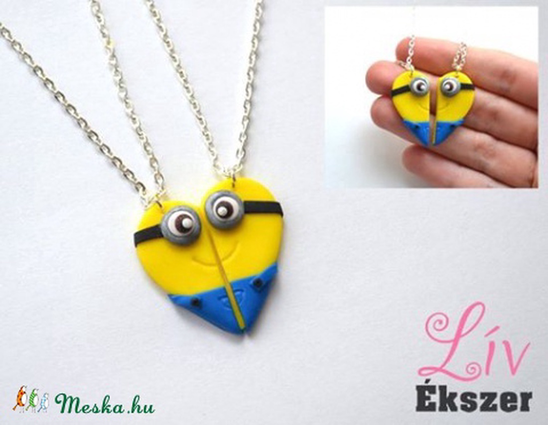 Minion best friends nyakláncok - - Meska.hu Minion best friends nyakláncok - - Meska.hu
