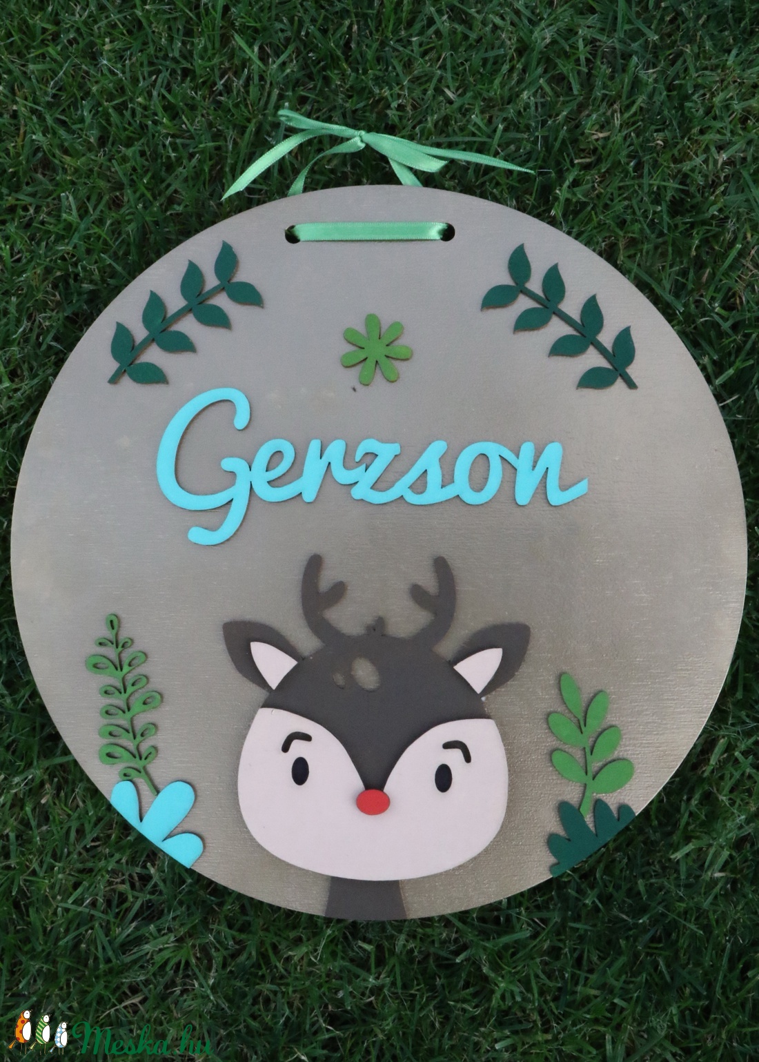 Őzikés gyerekszoba dekoráció névvel - fiús - otthon & életmód - dekoráció - Meska.hu Őzikés gyerekszoba dekoráció névvel - fiús - otthon & életmód - dekoráció - Meska.hu