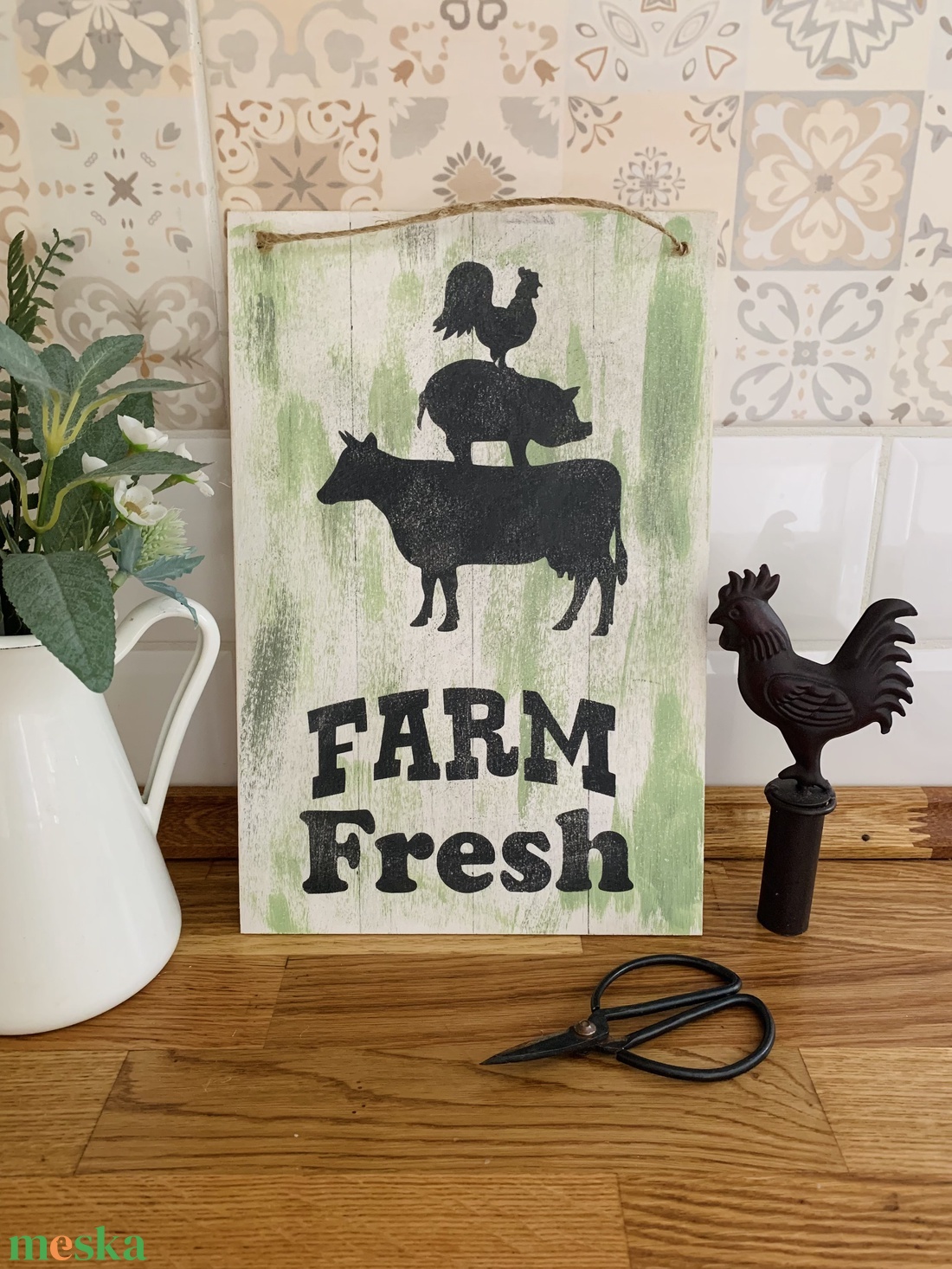 Farm Fresh - Farmhouse tábla - otthon & életmód - dekoráció - fali és függő dekoráció - falra akasztható dekor - Meska.hu Farm Fresh - Farmhouse tábla - otthon & életmód - dekoráció - fali és függő dekoráció - falra akasztható dekor - Meska.hu