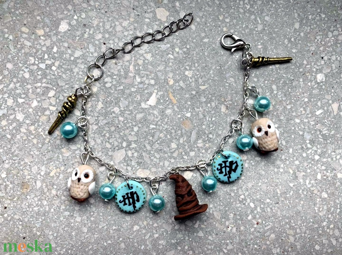 Harry Potter Karkötő - ékszer - karkötő - charm karkötő - Meska.hu