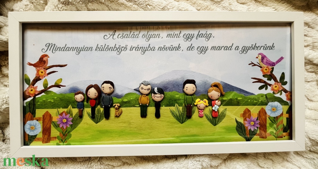 3D gyurma nagy családi portré - otthon & életmód - dekoráció - kép & falikép - képkeret - Meska.hu 3D gyurma nagy családi portré - otthon & életmód - dekoráció - kép & falikép - képkeret - Meska.hu