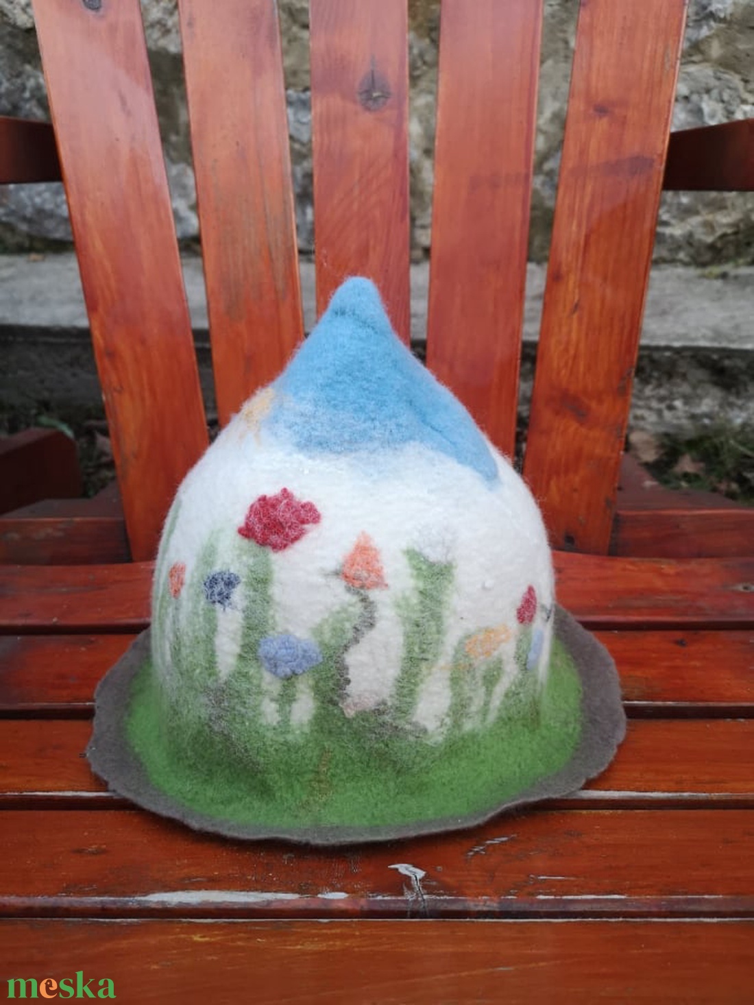 Virágoskert szaunasapka, nemez sapka, szaunakalap, nemez kalap - ruha & divat - sál, sapka, kendő - sapka - Meska.hu Virágoskert szaunasapka, nemez sapka, szaunakalap, nemez kalap - ruha & divat - sál, sapka, kendő - sapka - Meska.hu