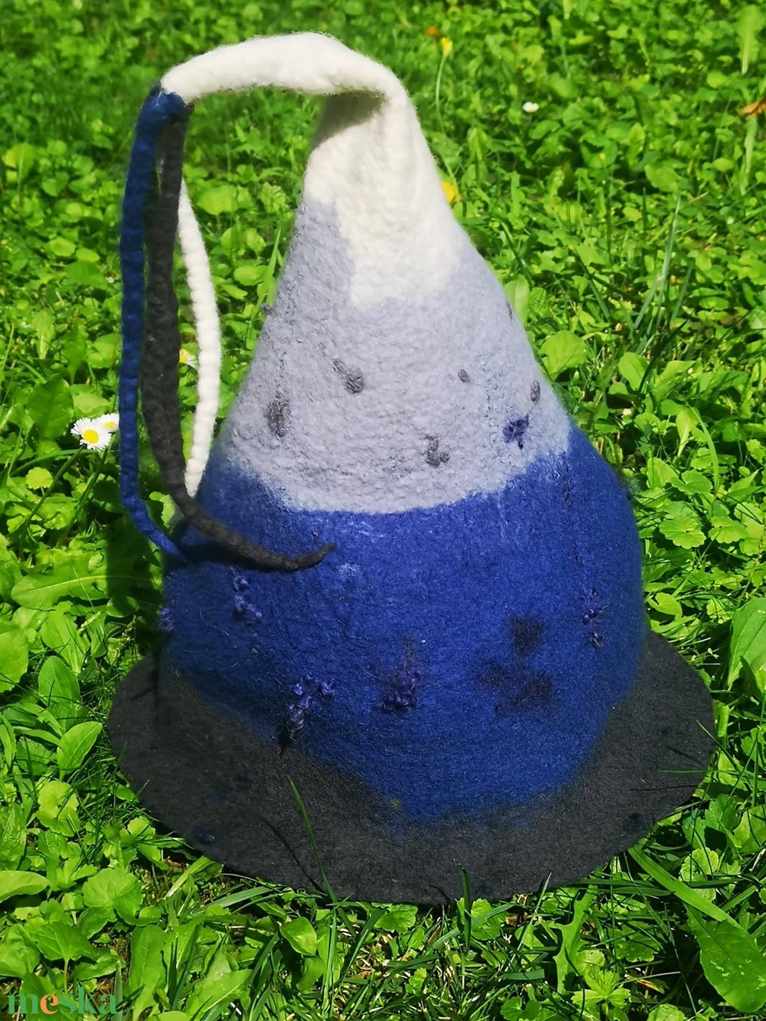 Kék-szürke szaunasapka, manósapka - ruha & divat - sál, sapka, kendő - sapka & sál szett - Meska.hu Kék-szürke szaunasapka, manósapka - ruha & divat - sál, sapka, kendő - sapka & sál szett - Meska.hu