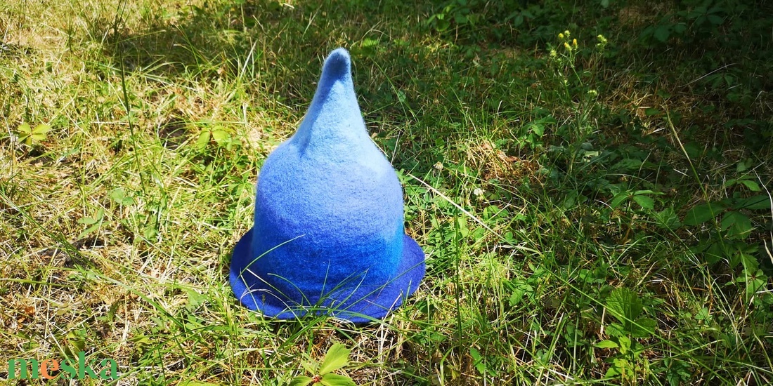 Négy-kék szaunasapka, manósapka, nemezsapka - ruha & divat - sál, sapka, kendő - sapka - Meska.hu Négy-kék szaunasapka, manósapka, nemezsapka - ruha & divat - sál, sapka, kendő - sapka - Meska.hu