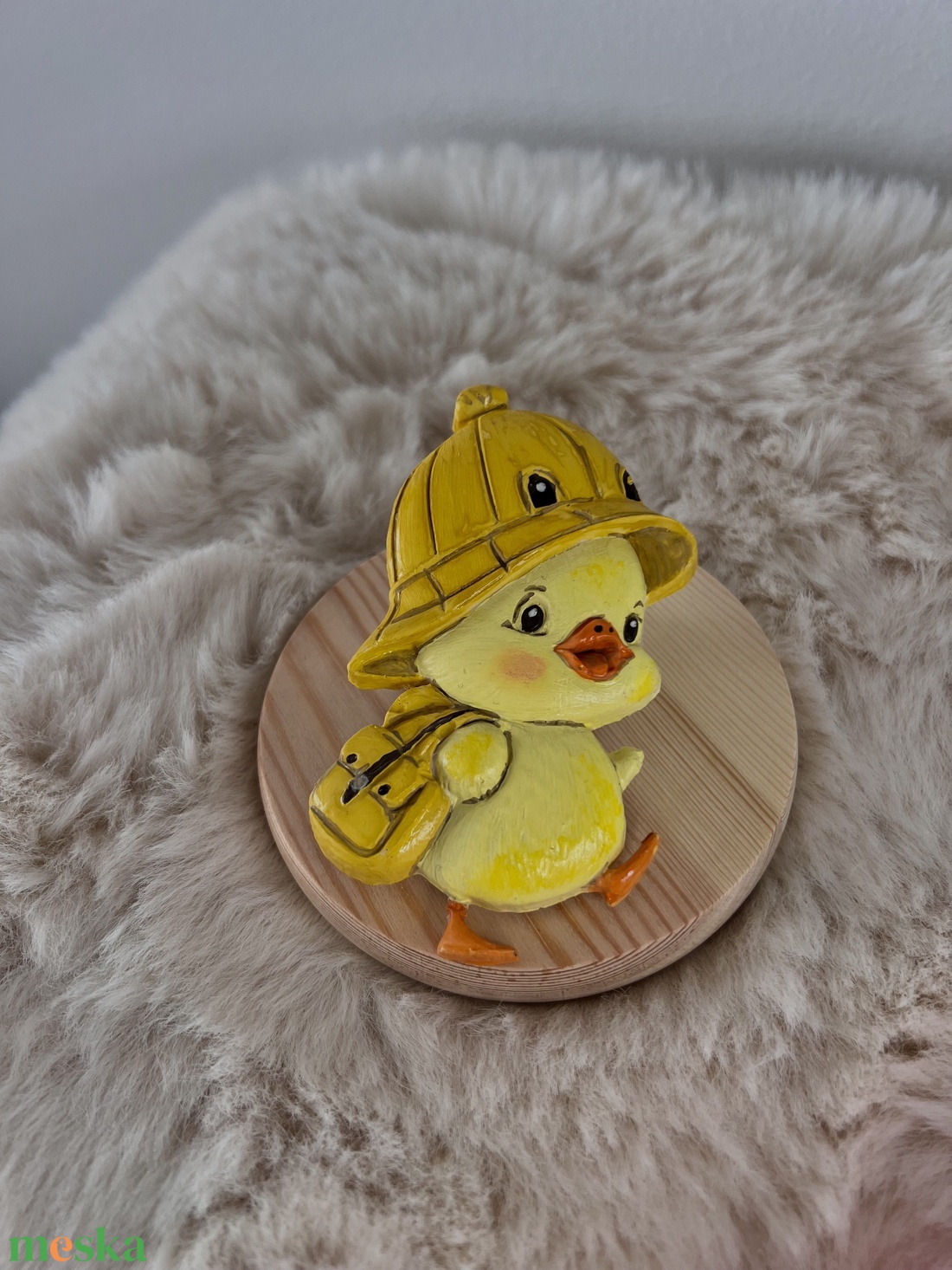 Kiscsibés gipszfigura - kellékek & szerszámok - dekorációs kellékek - figurák - Meska.hu