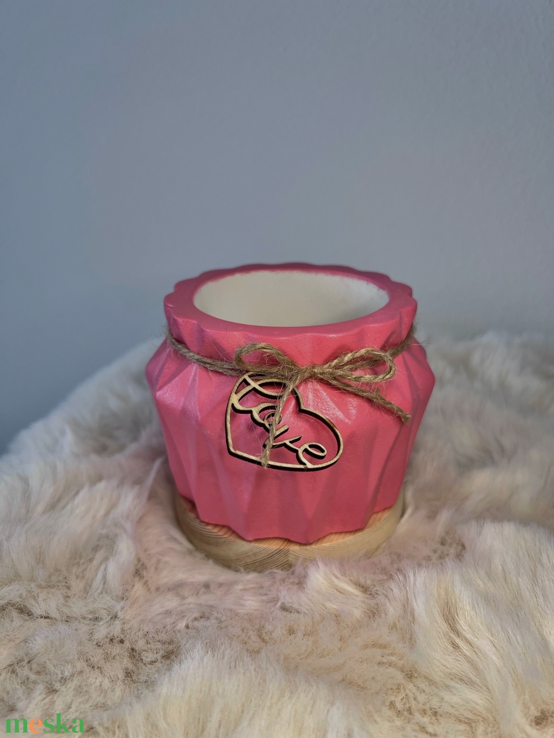 Rombusz kaspó - otthon & életmód - virágdekoráció - virágtartó - kaspó - Meska.hu