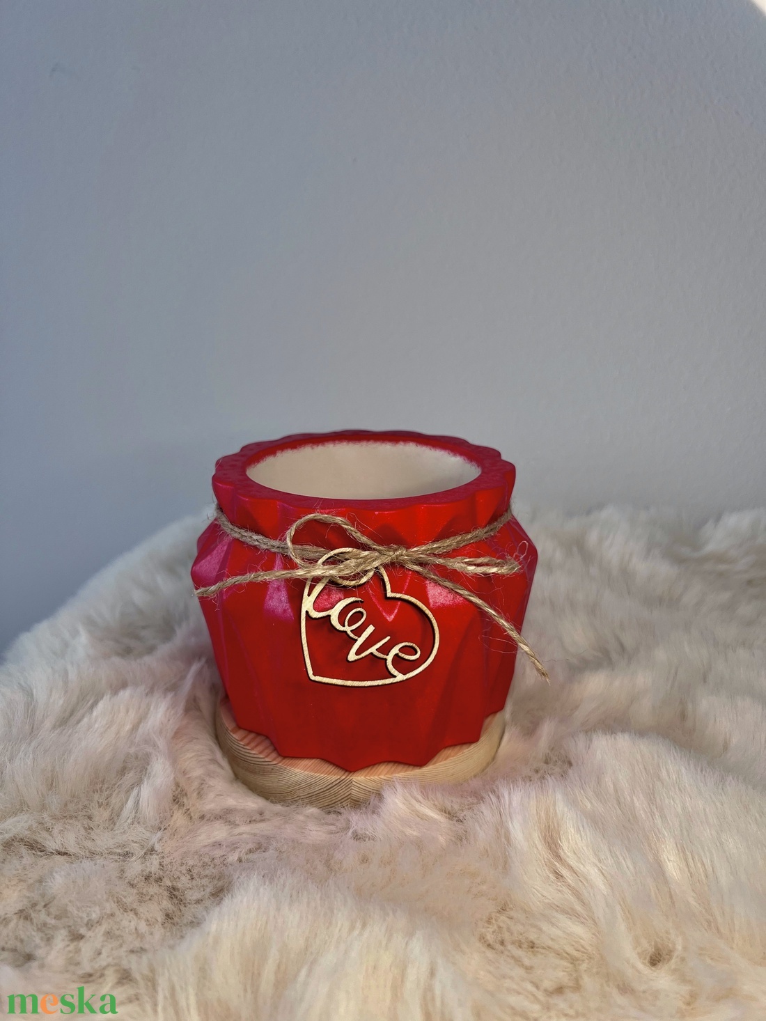 Rombusz kaspó - otthon & életmód - virágdekoráció - virágtartó - kaspó - Meska.hu