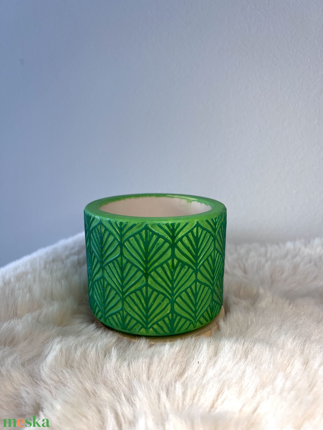 Mintás kaspó - otthon & életmód - virágdekoráció - virágtartó - kaspó - Meska.hu