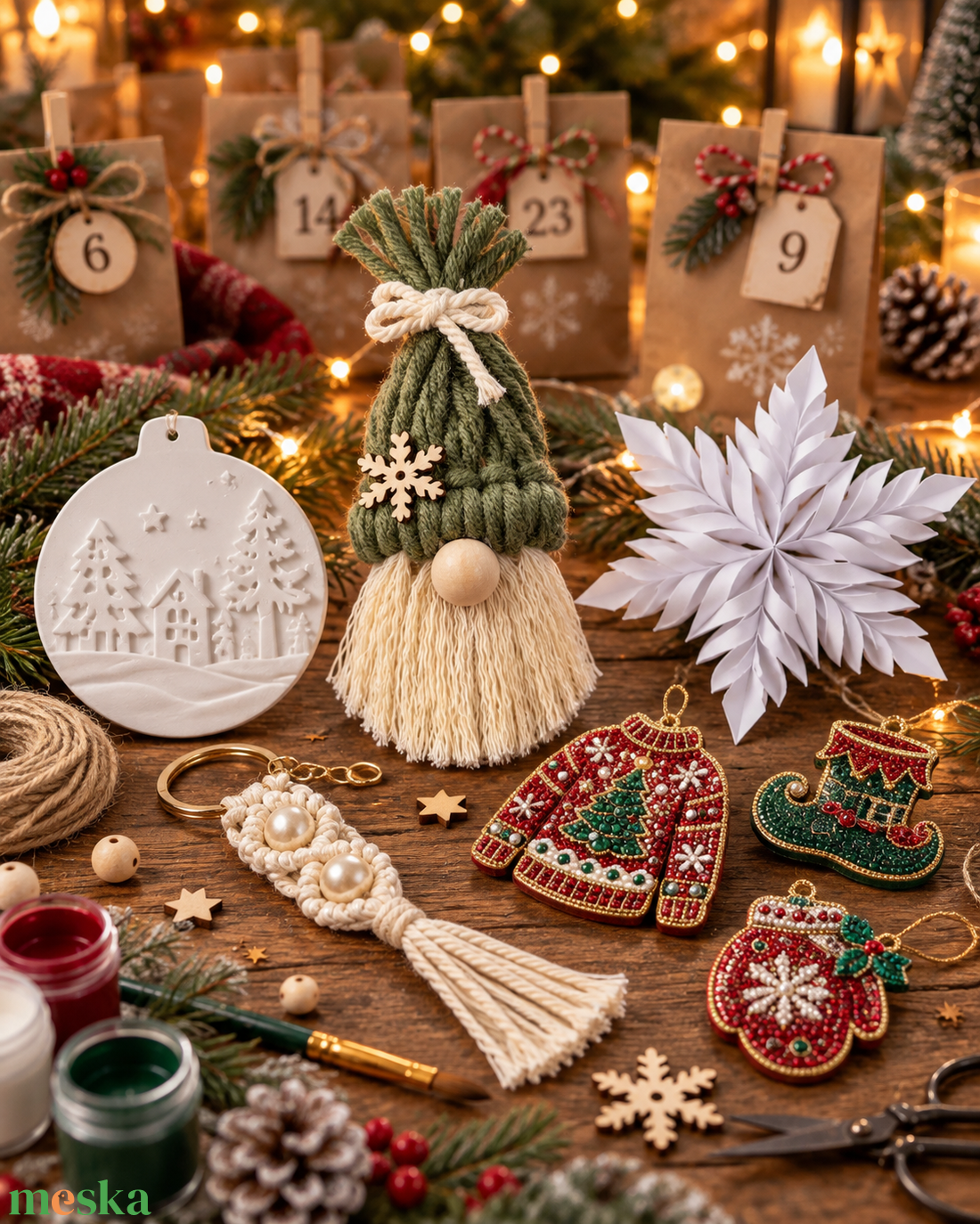 DIY (csináld magad) adventi kalendárium - diy (csináld magad) - egységcsomag - Meska.hu