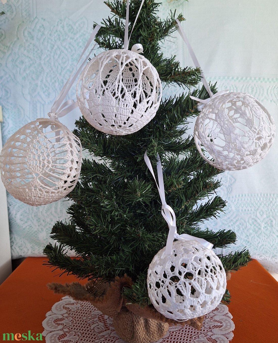 Horgolt karácsonyfa díszek - - Meska.hu Horgolt karácsonyfa díszek - - Meska.hu