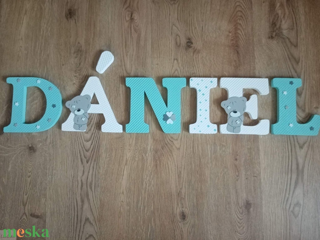 Dekorbetű,bababetű,név,felirat,dekoráció,babaszoba,gyerekszoba,hungarocell  - otthon & életmód - dekoráció - Meska.hu