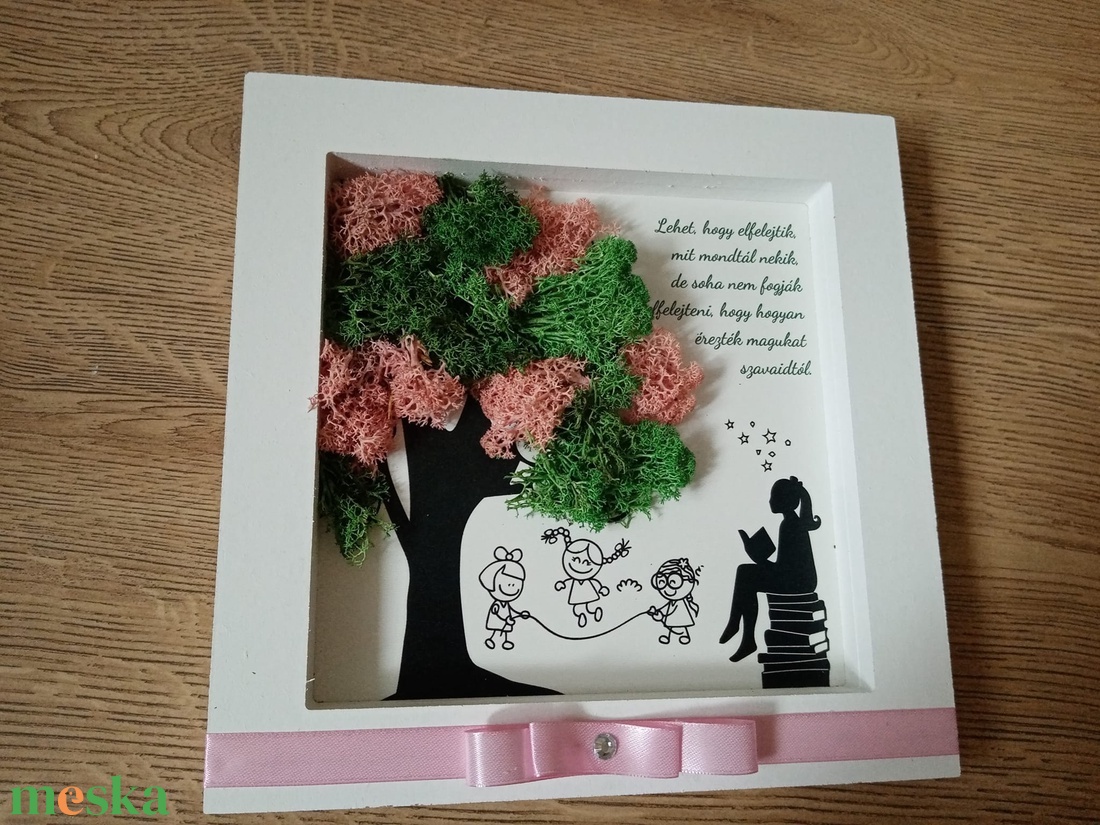 Bölcsődei, óvodai, iskolai ballagás, köszönetajándék, képkeret fából, ajándék óvónéninek, dadusnak, pedagógusnakak - otthon & életmód - dekoráció - fali és függő dekoráció - falra akasztható dekor - Meska.hu