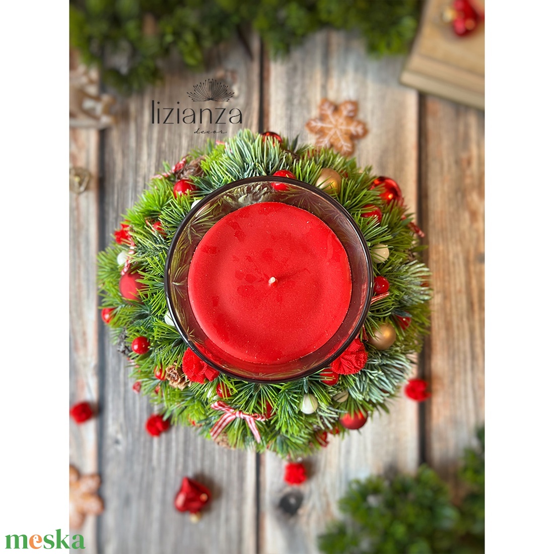 'Carmen' adventi asztaldísz - karácsony - adventi díszek - adventi koszorú - Meska.hu