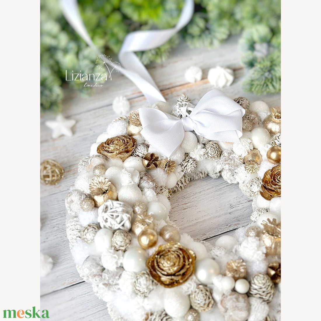 'Barbara' adventi ajtódísz (30cm) - karácsony - karácsonyi lakásdekoráció - karácsonyi ajtódíszek - Meska.hu 'Barbara' adventi ajtódísz (30cm) - karácsony - karácsonyi lakásdekoráció - karácsonyi ajtódíszek - Meska.hu