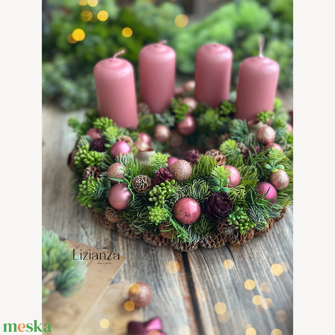 Tessa adventi koszorú - karácsony - adventi díszek - adventi koszorú - Meska.hu Tessa adventi koszorú - karácsony - adventi díszek - adventi koszorú - Meska.hu